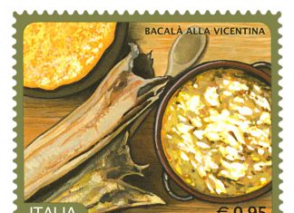 bacalà alla vicentina francobollo