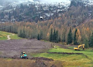 sciare sulle dolomiti